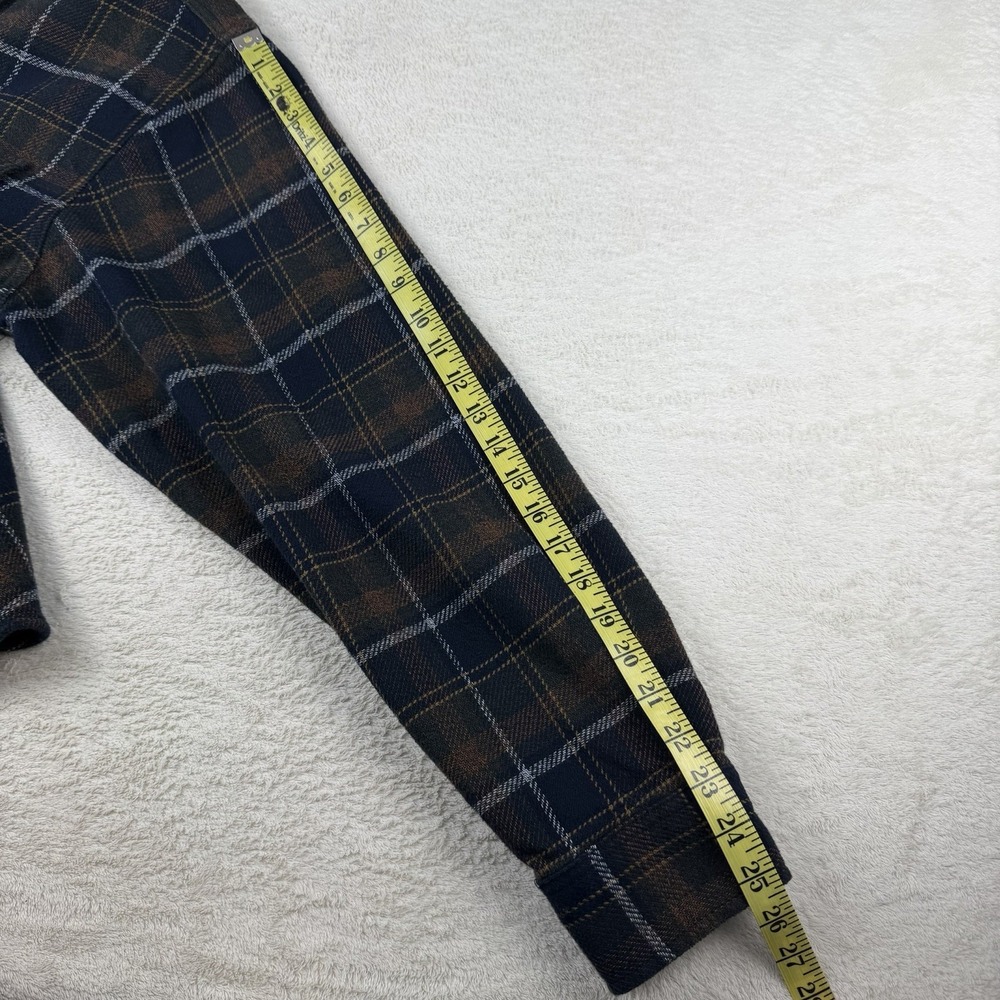 Orvis Flannel Shacket Shirt Mens XXL Blue/Brown Plaid‎ Heavyweight Button Up - Picture 15 of 15
